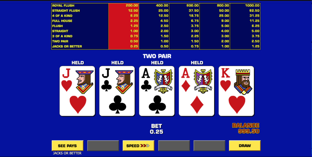 Ganar dinero con el video póquer
