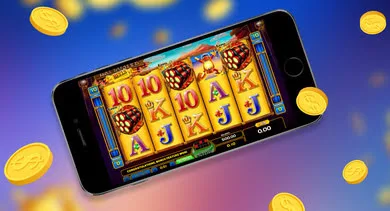 Mobile casino gameplay on smartphone