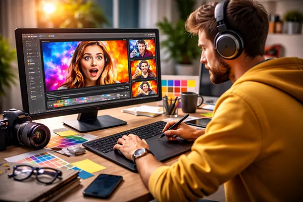 editing miniature video